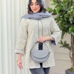 مانتو دانتل آستین پاکتی کد 6287