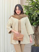 مانتو دانتل آستین پاکتی کد 6287 - تصویر 4