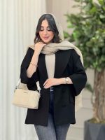 مانتو چهار دکمه آستین پاکتی کد 6259 - تصویر 12