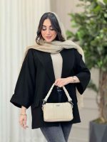 مانتو چهار دکمه آستین پاکتی کد 6259 - تصویر 10