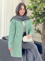 مانتو پایین بند چهار جیب کد 6314 - تصویر 7