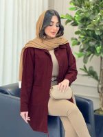 مانتو پایین بند چهار جیب کد 6314 - تصویر 15