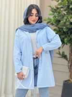 مانتو پایین بند چهار جیب کد 6314 - تصویر 19