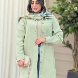 مانتو پایین بند چهار جیب کد 6314