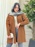 مانتو پایین بند چهار جیب کد 6314 - تصویر 10