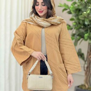 مانتو برش دار بغل چاک کد 6318