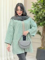 مانتو برش دار بغل چاک کد 6318 - تصویر 19