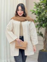 مانتو برش دار بغل چاک کد 6318 - تصویر 4