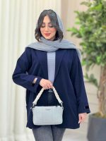 مانتو جیب نما آستین چاک کد 6313 - تصویر 2
