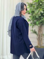 مانتو جیب نما آستین چاک کد 6313 - تصویر 13