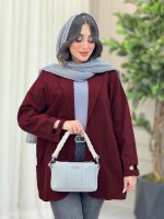 مانتو جیب نما آستین چاک کد 6313 - تصویر 22