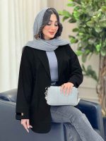 مانتو جیب نما آستین چاک کد 6313 - تصویر 21