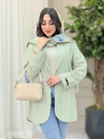 مانتو جیب نما آستین چاک کد 6313 - تصویر 24