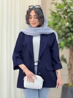 مانتو دو دکمه یسنا کد 6302 - تصویر 8