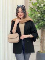 مانتو دو دکمه آستین سگک کد 6356 - تصویر 10
