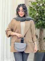 مانتو دو دکمه یسنا کد 6302 - تصویر 3