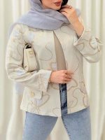 کت ژاکارد نازنین کد 6388 - تصویر 2