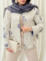 کت ژاکارد نازنین کد 6388 - تصویر 3
