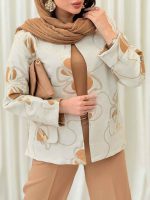 کت ژاکارد نازنین کد 6388 - تصویر 10