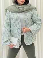 کت طرح دار شاینا کد 6389 - تصویر 7