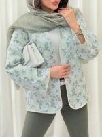 کت طرح دار شاینا کد 6389 - تصویر 10