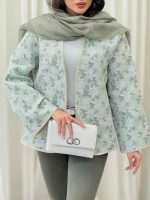 کت طرح دار شاینا کد 6389 - تصویر 2