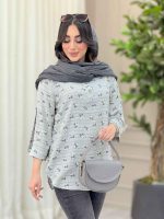 شومیز طرح گل بابونه کد 6381 - تصویر 18