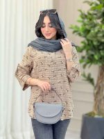 شومیز طرح گل بابونه کد 6381 - تصویر 13
