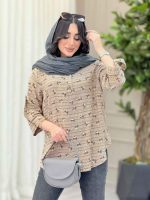 شومیز طرح گل بابونه کد 6381 - تصویر 6