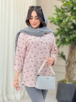 شومیز طرح گل بابونه کد 6381 - تصویر 15