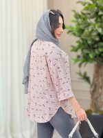 شومیز طرح گل بابونه کد 6381 - تصویر 11
