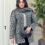 مانتو طرح دار گیسو کد 6400