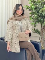 مانتو دانتل مغزی دوزی کد 6408 - تصویر 21