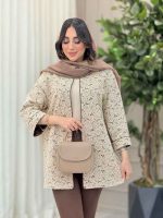 مانتو دانتل مغزی دوزی کد 6408 - تصویر 17