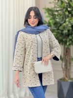 مانتو دانتل مغزی دوزی کد 6408 - تصویر 14