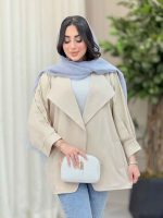 مانتو آستین پیله نیلا کد 6415 - تصویر 9