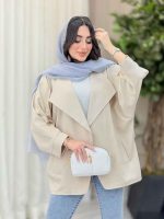 مانتو آستین پیله نیلا کد 6415 - تصویر 3