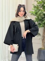 مانتو راه راه چهاردکمه سها کد 6424 - تصویر 7