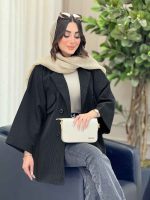 مانتو راه راه چهاردکمه سها کد 6424 - تصویر 9