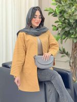 مانتو برش دار بغل چاک کد 6433 - تصویر 3