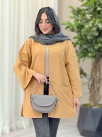 مانتو برش دار بغل چاک کد 6433 - تصویر 14