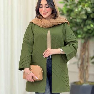 مانتو برش دار بغل چاک کد 6433