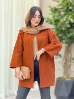 مانتو برش دار بغل چاک کد 6433 - تصویر 2