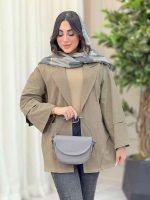 مانتو برش هلالی دو جیب آرزو کد 6432 - تصویر 11