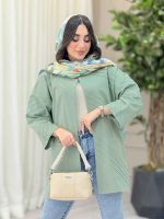مانتو برش دار بغل چاک کد 6433 - تصویر 6
