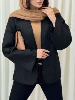 کت طرح دار دلانا کد 6425 - تصویر 3