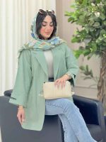 مانتو لینن آستین چاک کد 6431 - تصویر 5