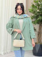 مانتو لینن آستین چاک کد 6431 - تصویر 11