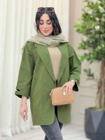 مانتو لینن آستین چاک کد 6431 - تصویر 9
