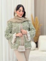 مانتو طرح دار مهتاب کد 6451 - تصویر 11